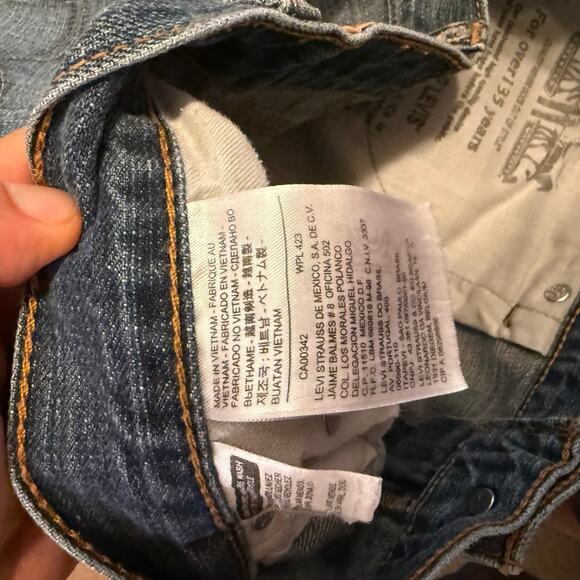 Levi's 559 Men's Jeans Light Blue Denim Classic Fit Size 38x30 - Picture 7 of 8